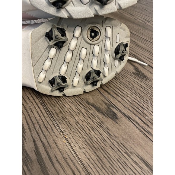 NIKE AIR 041012 PA2 White Pink Suede Leather Golf Shoes womens SIZE 8.5 - Picture 9 of 9